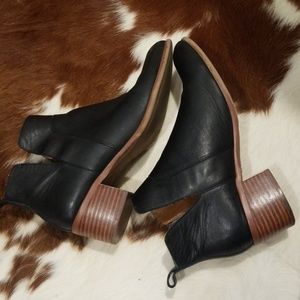 Franco sarto short black booties